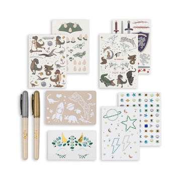 Sticker- en tattooset - Jongens